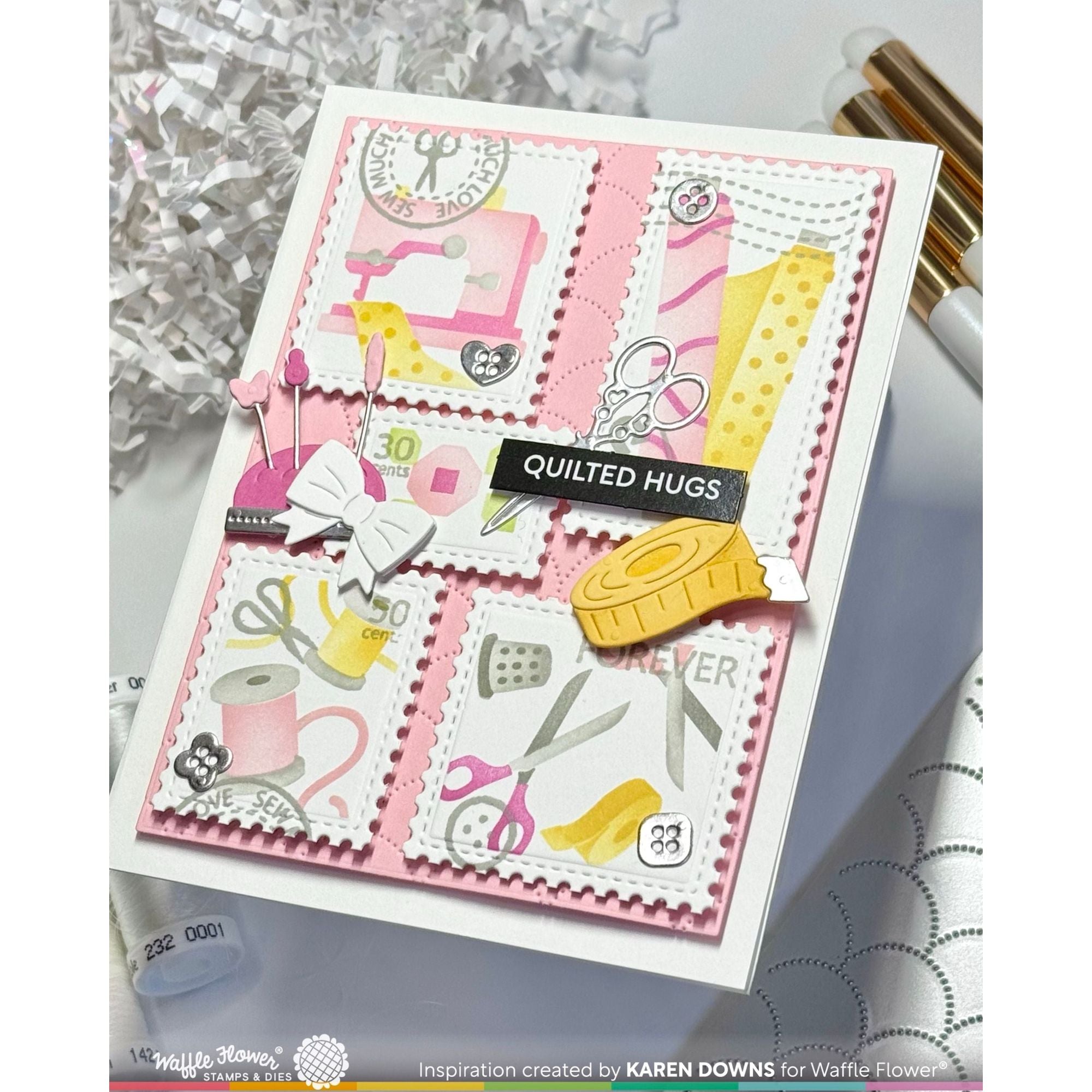 Waffle Flower Sew Fun Dies 422033 hugs