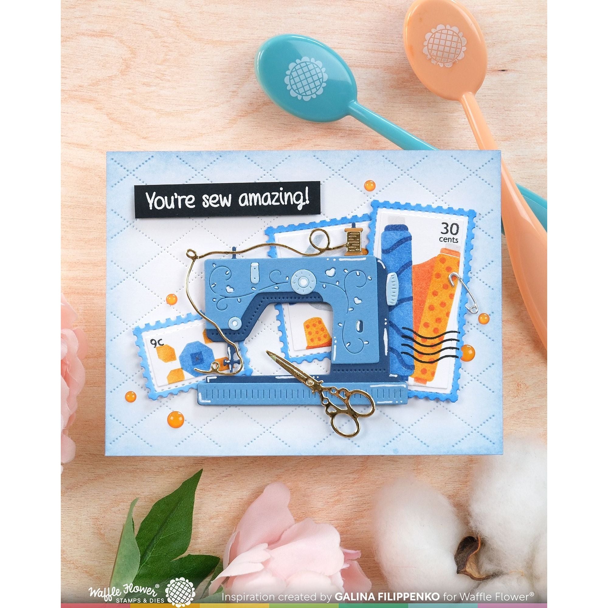 Waffle Flower Sew Fun Dies 422033 sewing machine