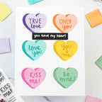 Waffle Flower Shape Of My Heart Clear Stamps 422321 hearts