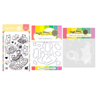 Waffle Flower Simple Joy Clear Stamp Die and Stencil Set