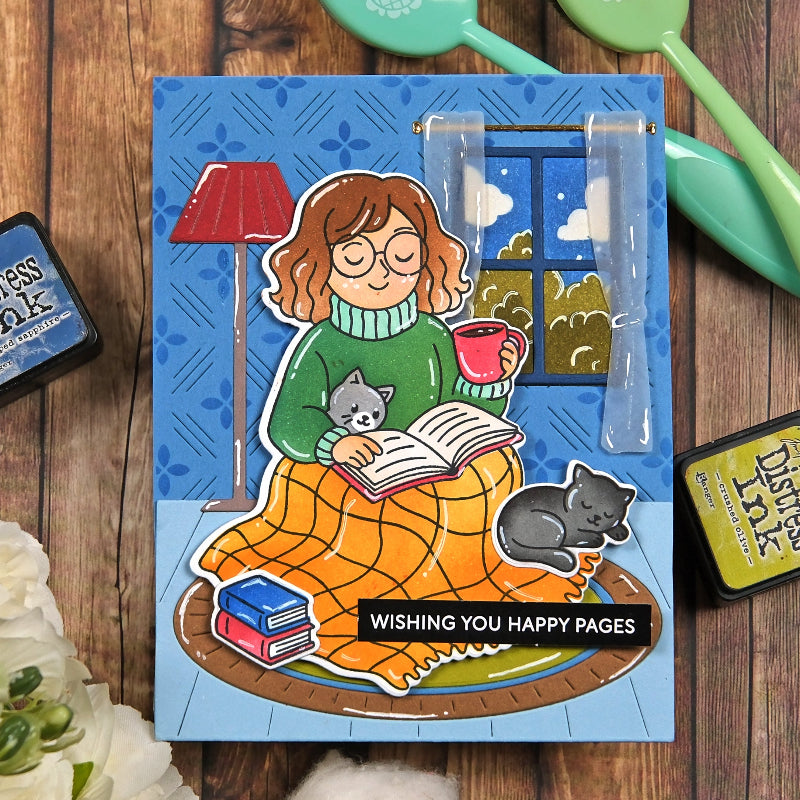 Waffle Flower Simple Joy Matching Dies 422342 cats