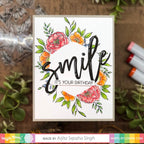 Waffle Flower Simple Stems Clear Stamps 420585 smile