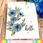 Waffle Flower Simple Stems Dies 420584 hello