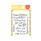 Waffle Flower Simply Said Clear Stamps 421999