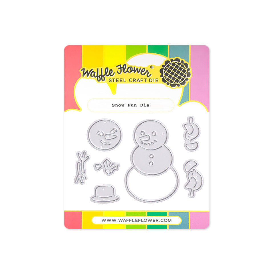 Waffle Flower Snow Fun Dies 422274