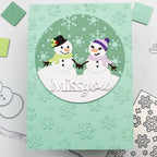 Waffle Flower Snow Fun Dies 422274 miss you