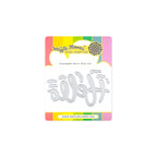 Waffle Flower Snowcapped Hello Word Dies 421880