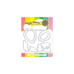 Waffle Flower Snowcapped Pinecone Details Clear Stamp Die and Stencil Set image 2