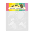 Waffle Flower Snowcapped Pinecone Details Clear Stamp Die and Stencil Set image 3