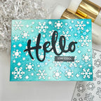 Waffle Flower Snowflake Background Die 422286 hello