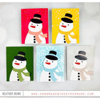 Waffle Flower Snowman and Friends Dies 421914 background | color-code:ALT02