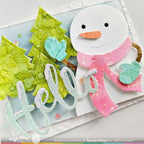 Waffle Flower Snowman and Friends Dies 421914 hello