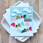 Waffle Flower Snowy Hills Add-on Dies 422285 clouds