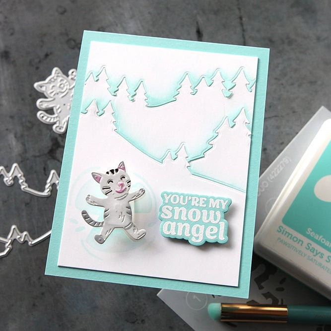 Waffle Flower Snowy Hills Stencils 422284 movement | color-code:ALT01