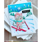Waffle Flower Snowy Hills Stencils 422284 snow fun