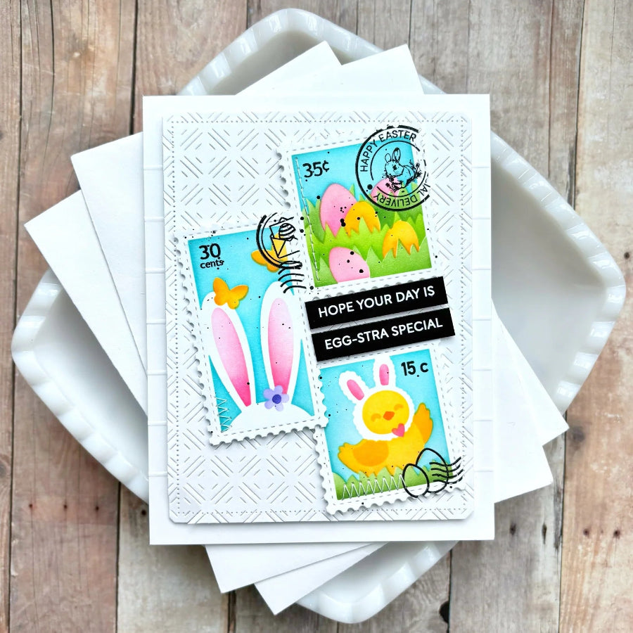 Waffle Flower Subsentiments Egg Hunt Diecuts scp278 bunny ears