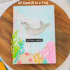 Waffle Flower Subsentiments Seal Diecuts scp282 underwater