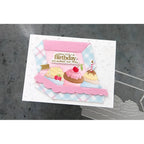 Waffle Flower Sweet Cupcake Die and Stencil Set sweet birthday | color-code:ALT01
