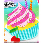 Waffle Flower Sweet Cupcake Dies 421964 bright colors