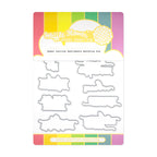 Waffle Flower Sweet Lattice Sentiment Clear Stamp and Die Set wfc1801 product image 2
