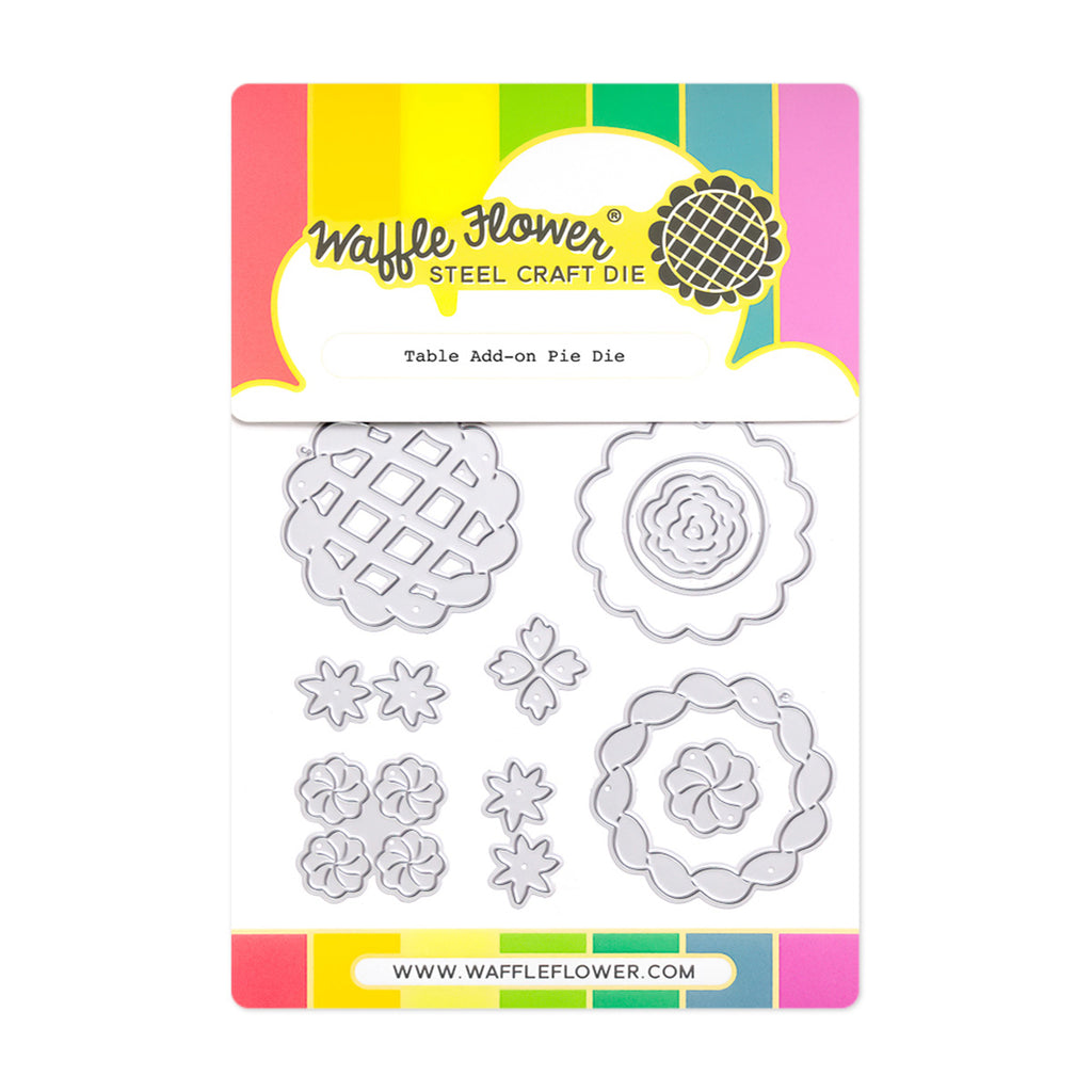 Waffle Flower Table Add-on Pie Dies 422238