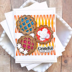 Waffle Flower Table Add-on Pie Dies 422238 grateful