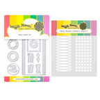 Waffle Flower Table Runner Die and Stencil Set