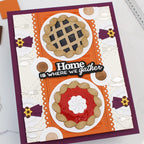 Waffle Flower Table Runner and Add-on Pie Die Set home