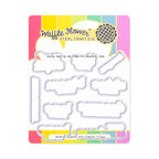 Waffle Flower Truly Deeply Sentiments Clear Stamp and Die Set image 2