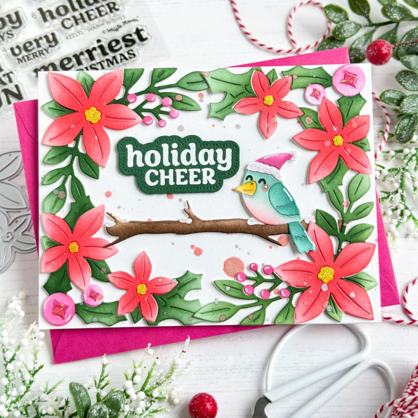 Waffle Flower Warm Wishes Clear Stamps 422131 holiday cheer