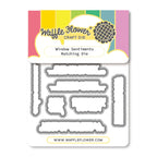 Waffle Flower Window Sentiments Clear Stamp and Die Set product image 2