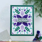 Waffle Flower Winter Floral Stitching Die 421754