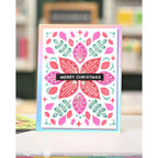 Waffle Flower Winter Floral Stitching Die 421754