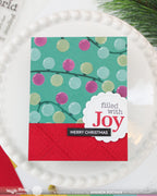 Waffle Flower Winter Lights Stencils 421883 string of lights filled with joy card amanda rochaix