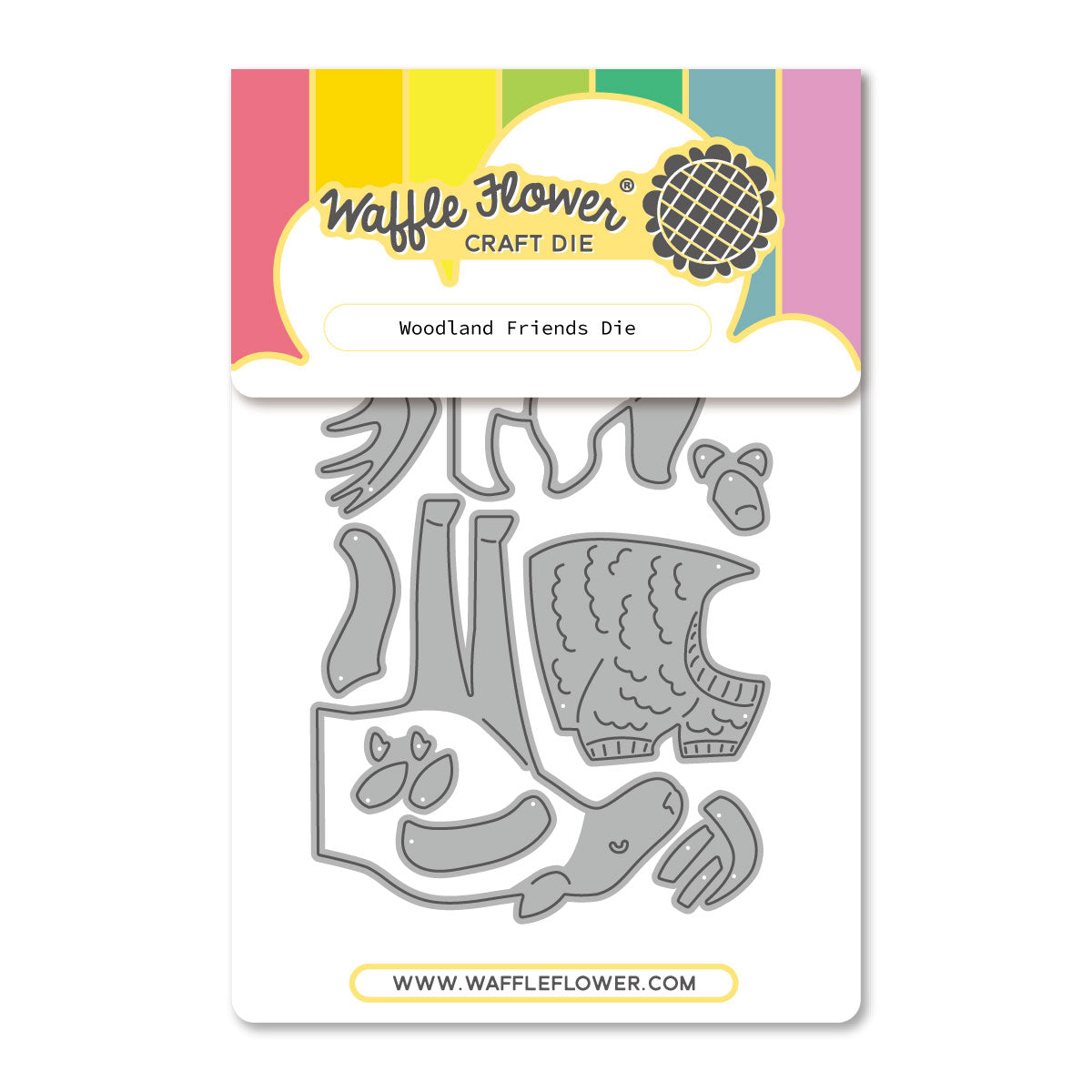 Waffle Flower Woodland Friends Dies 422247