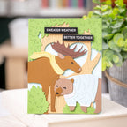 Waffle Flower Woodland Friends Dies 422247 sweater weather card