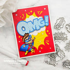 Whimsy Stamps Super Kids Clear Stamp and Die Set