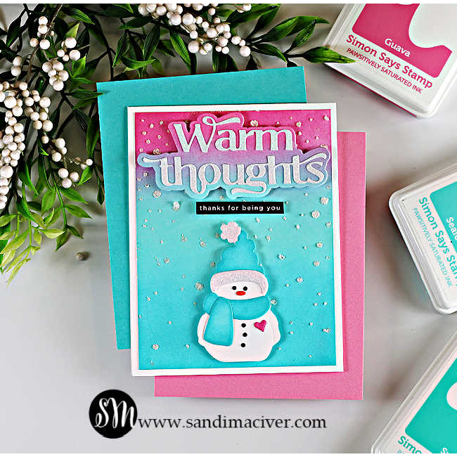 Simon Says Stamp Warm Thoughts Wafer Dies 1516sd Heart to Heart Warm Thoughts Card | color-code:ALT03