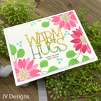 Simon Says Stamp Warm Hugs Hot Foil Plate ssfp005 Season Of Wonder Warm Hugs Card