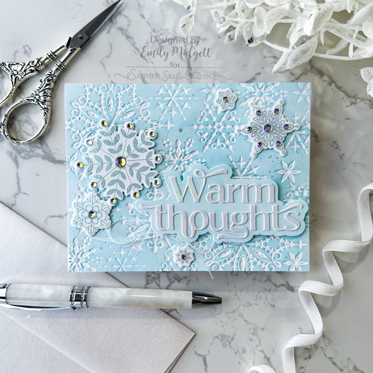 Simon Says Stamp Warm Thoughts Wafer Dies 1516sd Heart to Heart Warm Thoughts Card | color-code:ALT02