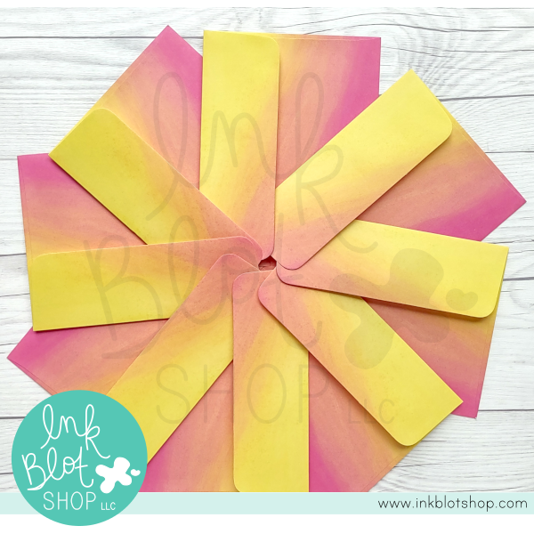 Ink Blot Shop Warm Wind A2 Envelopes ibev004 fanned out
