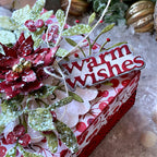 Simon Says Stamp Warm Wishes Medley Script Wafer Dies s1120 DieCember Gift Box
