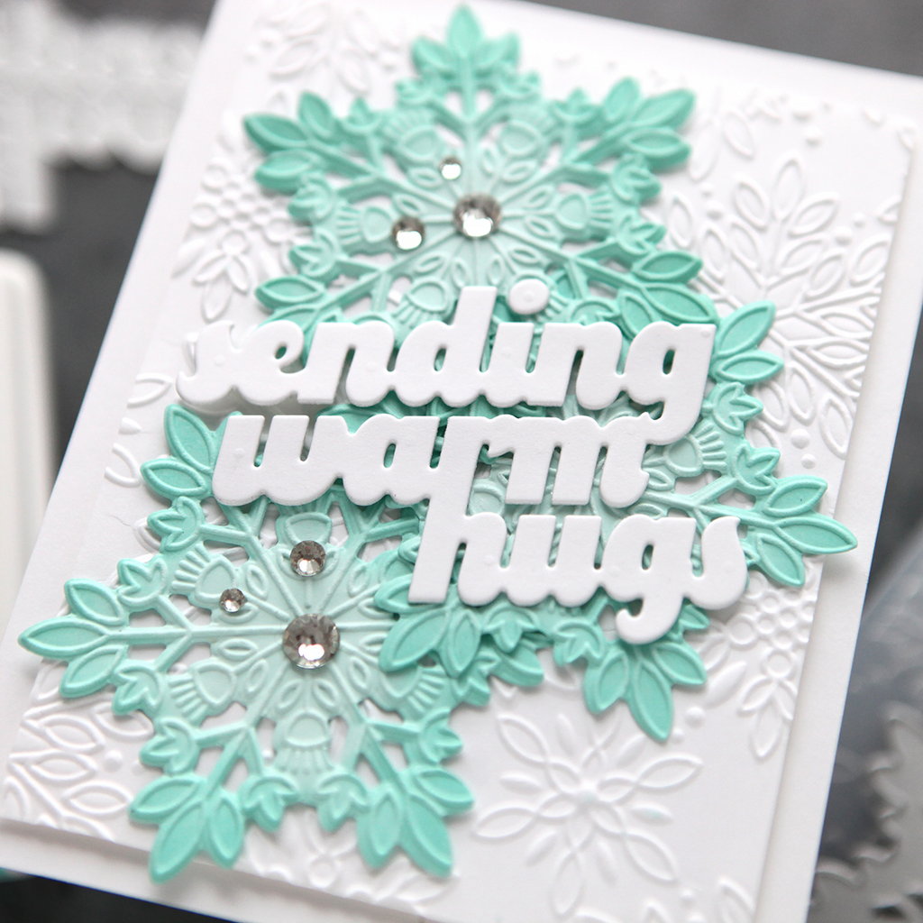CZ Design Sending Warm Hugs Wafer Dies czd284 DieCember Hugs Card | color-code:ALT08