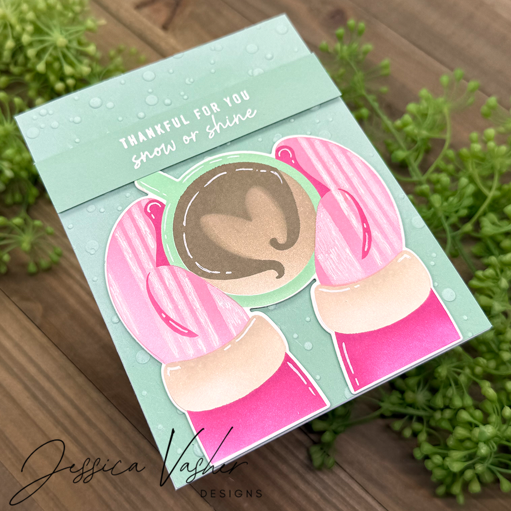 Simon Says Stamp Stencils Warm Mug 1105stc And Everything Nice Winter Card