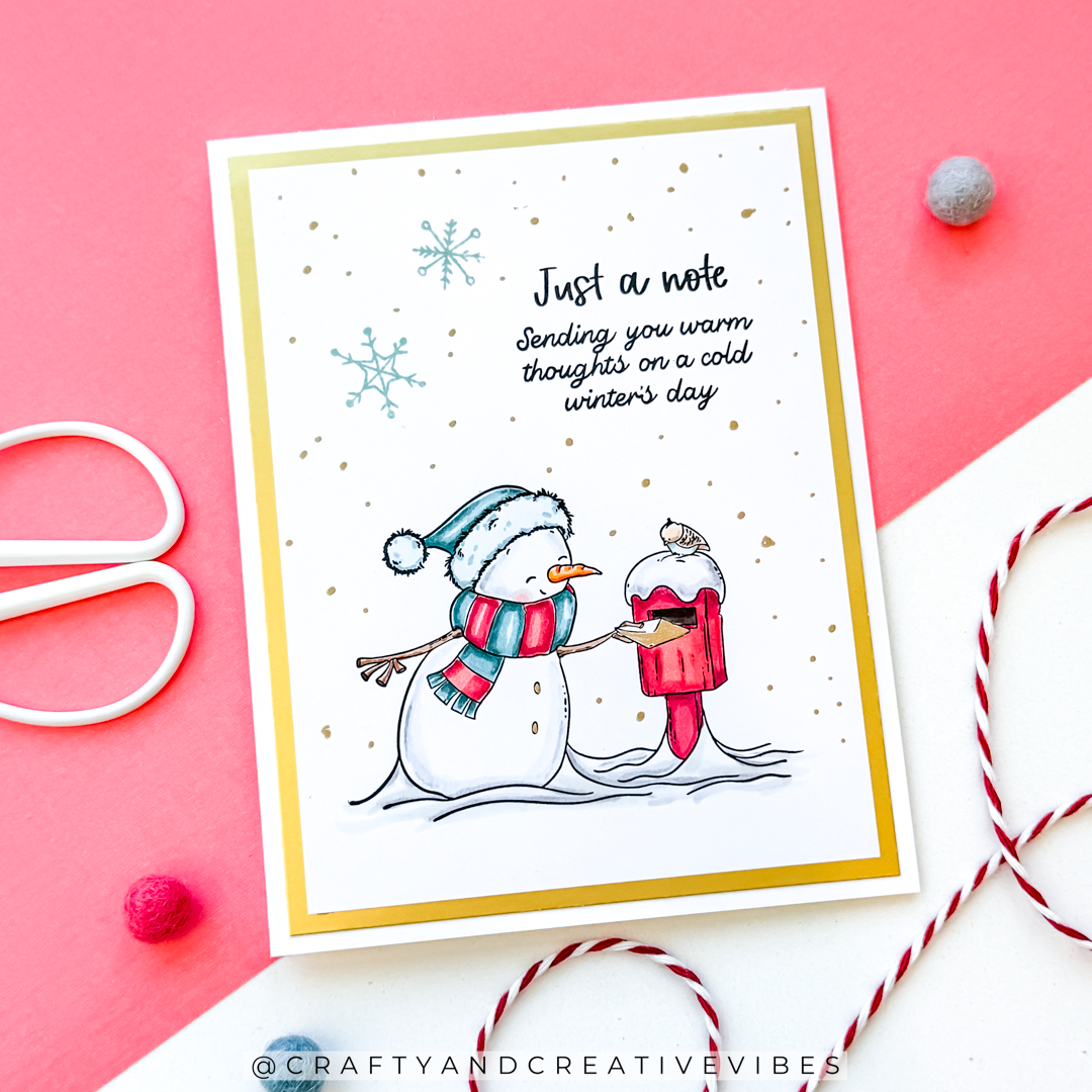 Simon Says Clear Stamps Warm Thoughts 1333ssc Winter Card