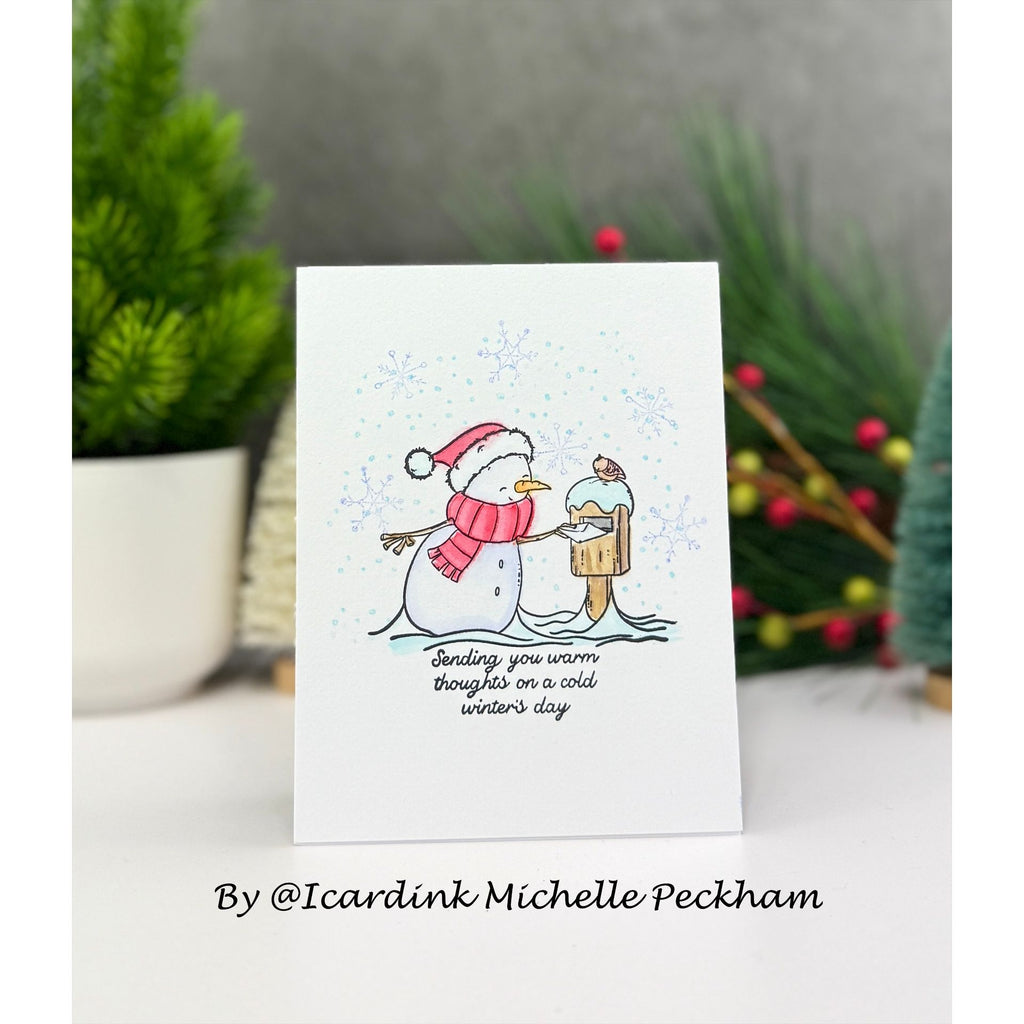 Simon Says Clear Stamps Warm Thoughts 1333ssc Christmas Card