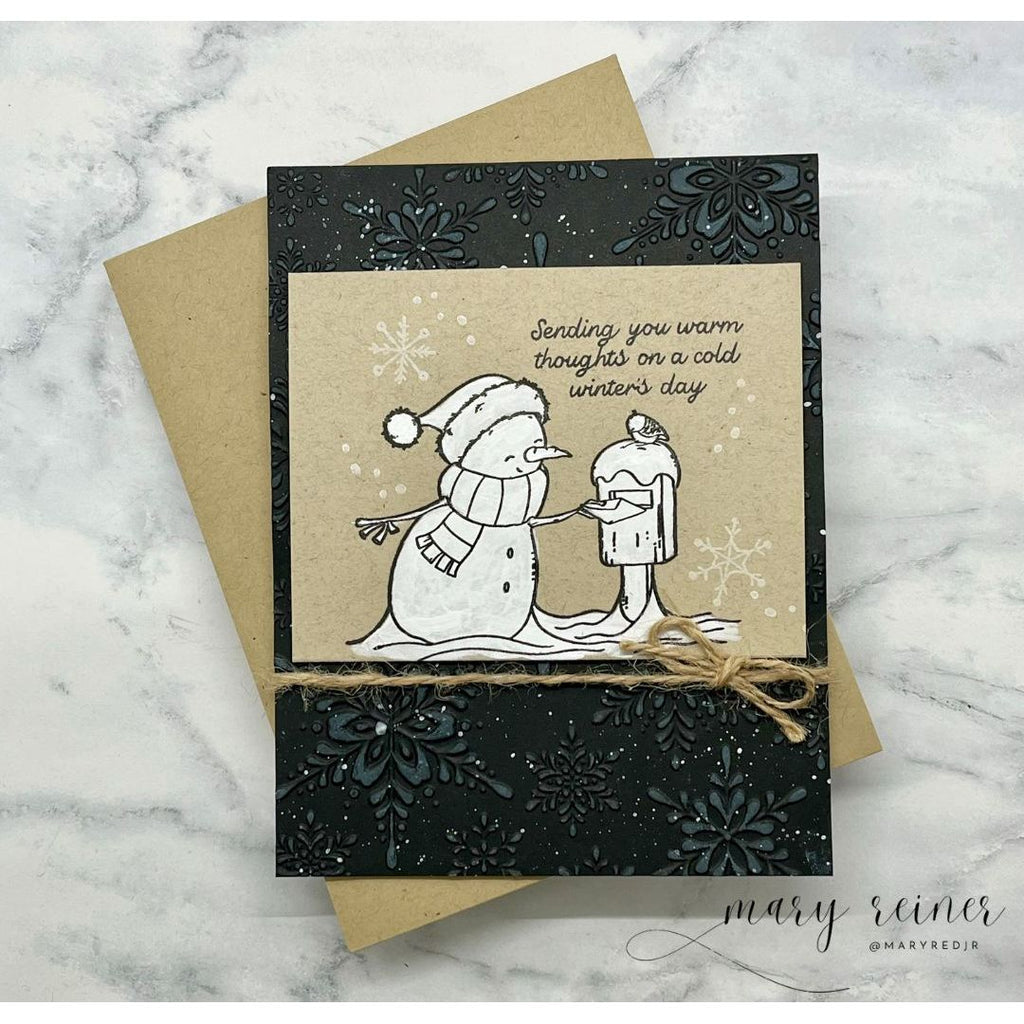 Simon Says Clear Stamps Warm Thoughts 1333ssc Christmas Card