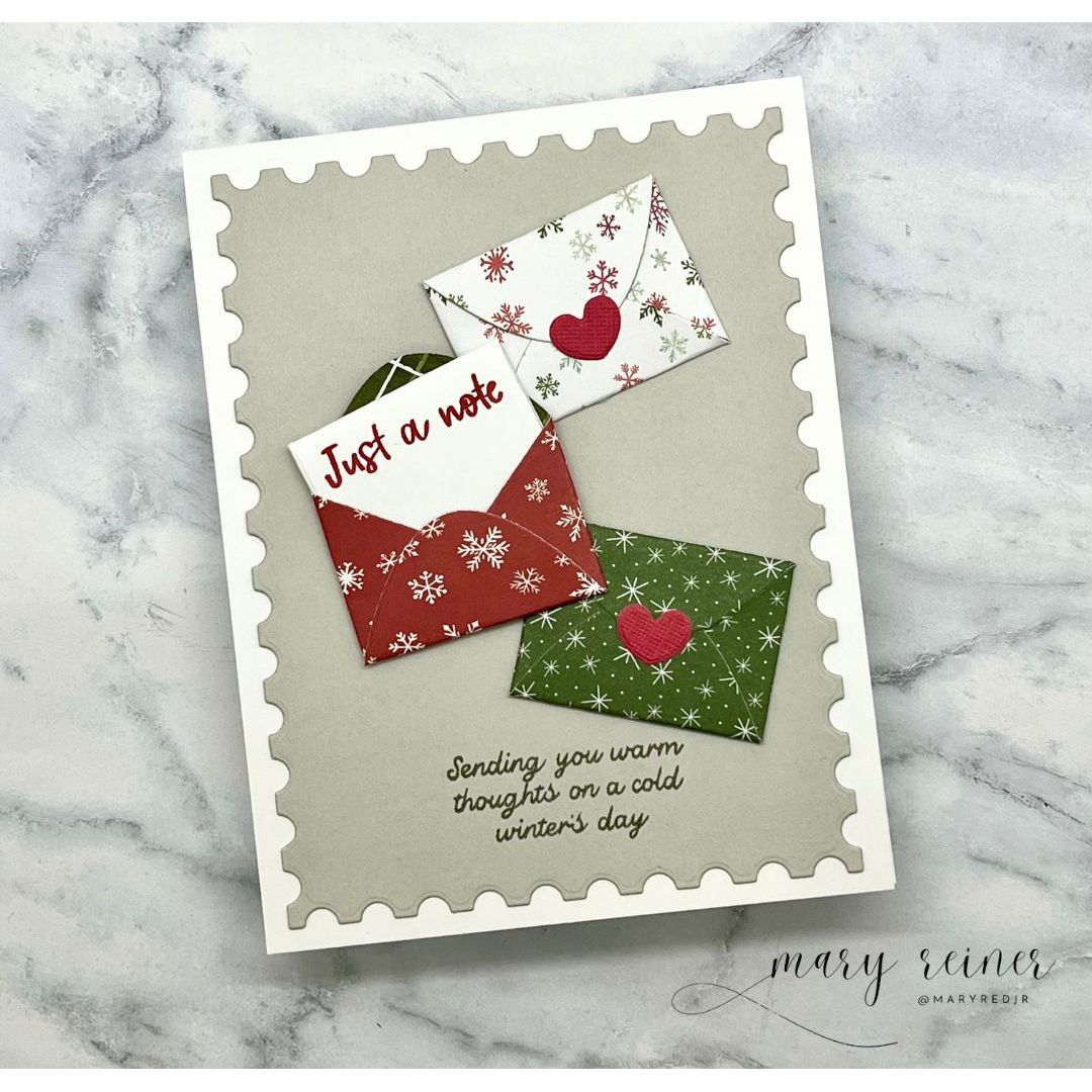 Simon Says Clear Stamps Warm Thoughts 1333ssc Christmas Card