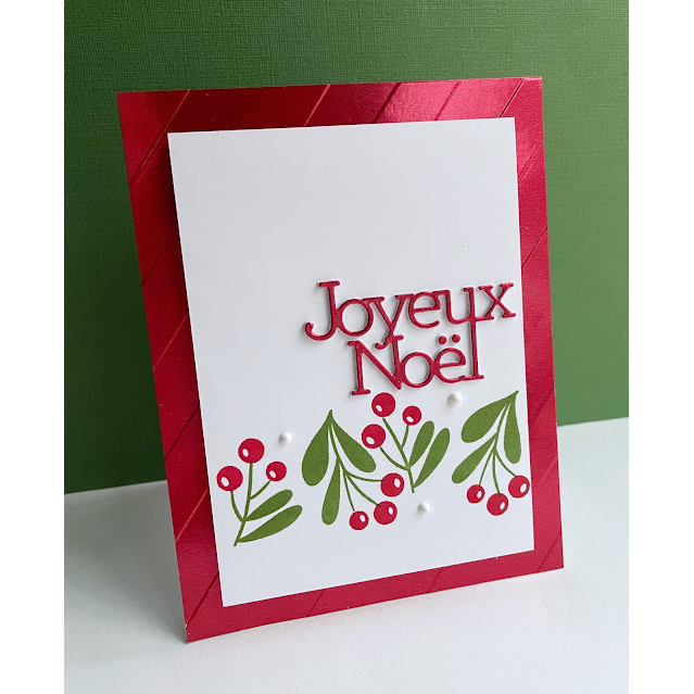 CZ Design Clear Stamps Warmest Wishes cz287c Christmas Card | color-code:ALT08