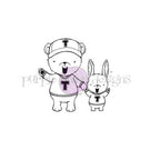 Purple Onion Designs Warren And Sam Unmounted Cling Stamp pod1399